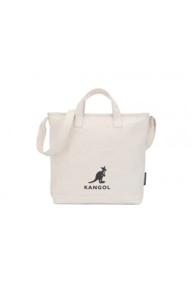 Kangol Mark Canvas Two-Way ToteBag- Ivory 3825 